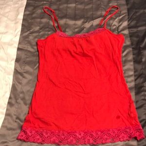 Red camisole